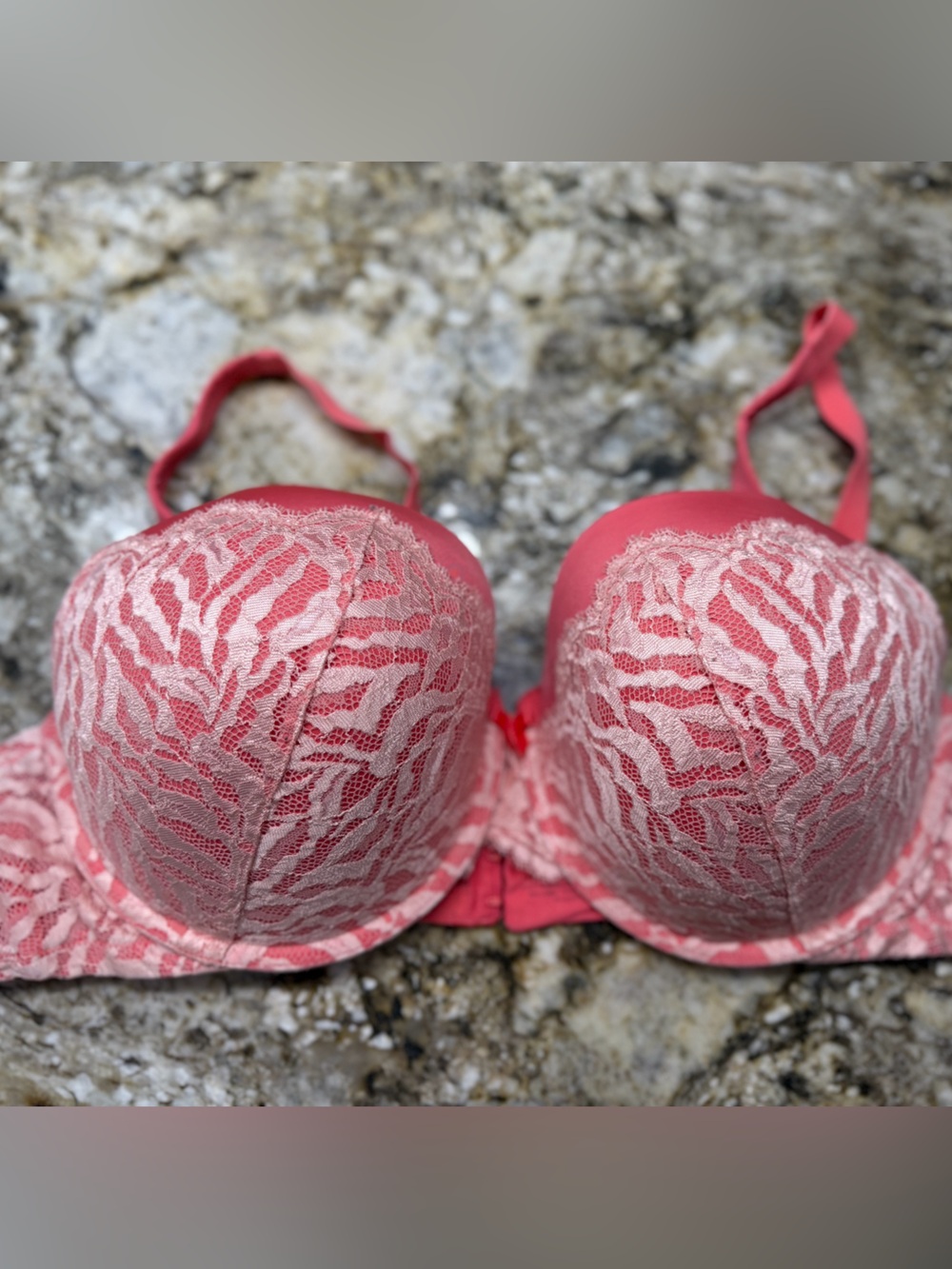 torrid Coral Pink Lace T-Shirt Bra